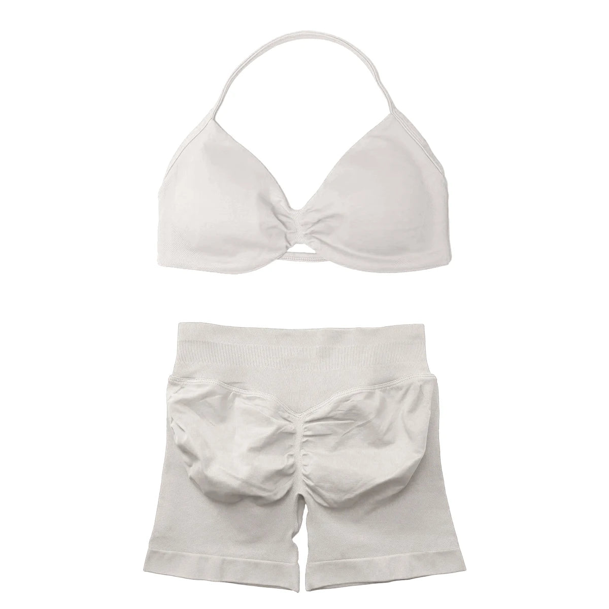 BLAZEMOVE Yoga Set 2 Piece Sportswear Woman Gym Strappy Bra And Shorts Activewear Pilates Clothes Sports Workout Fitness Suit