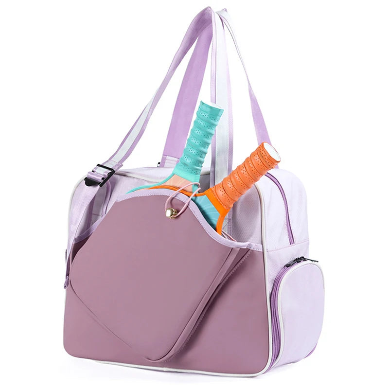 Unisex Pickleball Racquet Bag High Quality Shoes Compartment Pickleball Tote Bags Outdoor Sport Pickle Ball Racket Shoulder Bag