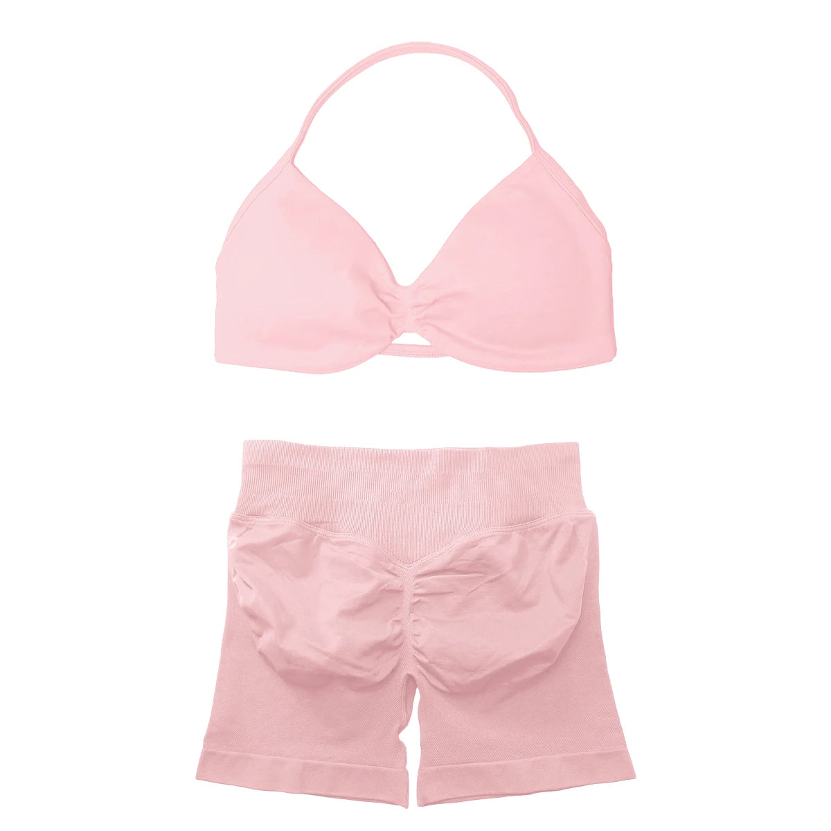 BLAZEMOVE Yoga Set 2 Piece Sportswear Woman Gym Strappy Bra And Shorts Activewear Pilates Clothes Sports Workout Fitness Suit