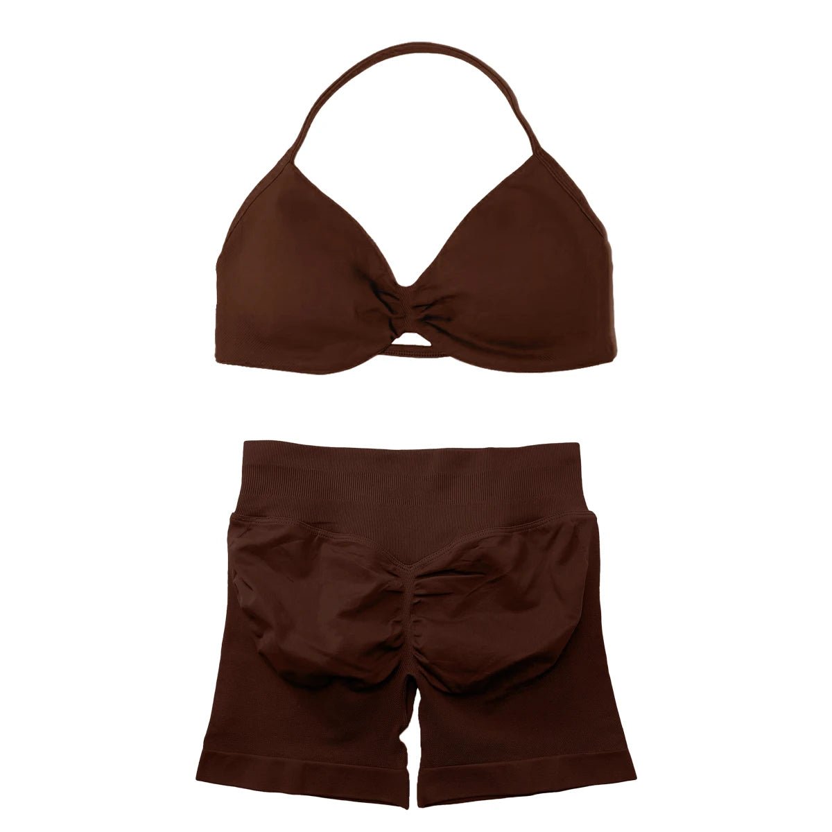 BLAZEMOVE Yoga Set 2 Piece Sportswear Woman Gym Strappy Bra And Shorts Activewear Pilates Clothes Sports Workout Fitness Suit