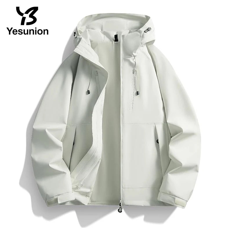 Unisex Outdoor Waterproof Jacket Windbreaker Coat Women‘s Spring Autumn Hiking Cycling Rainproof Jacket Lightweight Clothing