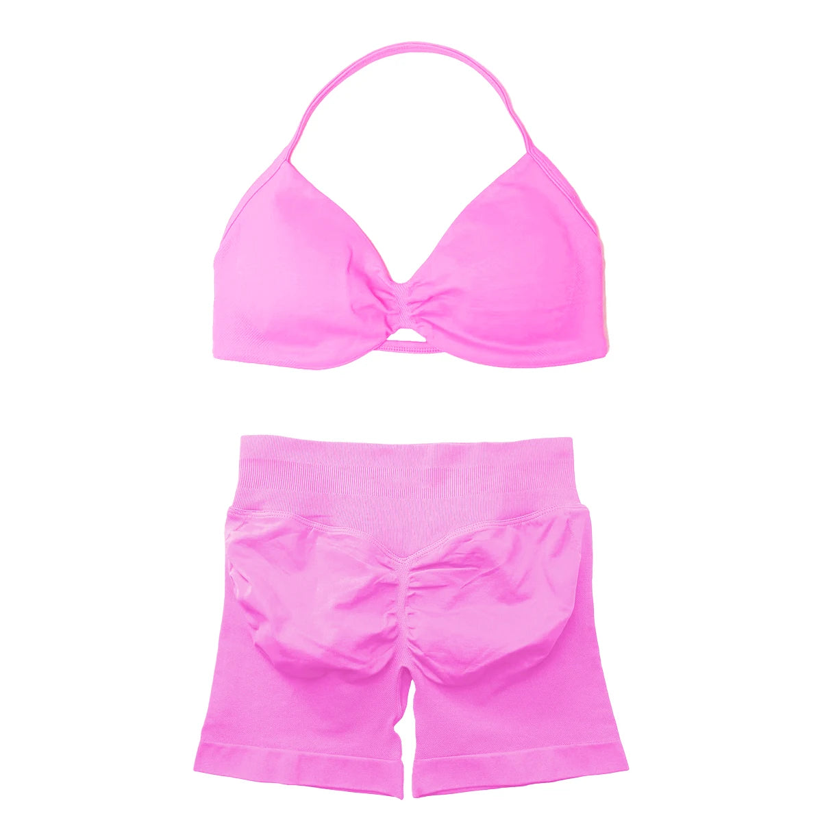 BLAZEMOVE Yoga Set 2 Piece Sportswear Woman Gym Strappy Bra And Shorts Activewear Pilates Clothes Sports Workout Fitness Suit