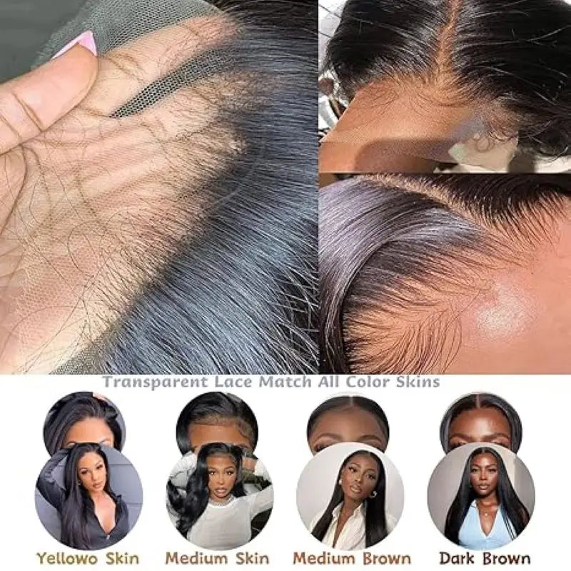 Nexora Black Wig 1b 13x4 40 Inch Bone Straight Human Hair Wigs High Density Hd Lace Wigs Baby Hair Clearance Sale Items