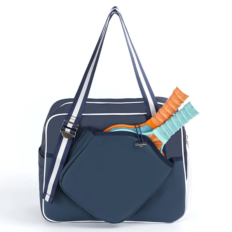 Unisex Pickleball Racquet Bag High Quality Shoes Compartment Pickleball Tote Bags Outdoor Sport Pickle Ball Racket Shoulder Bag