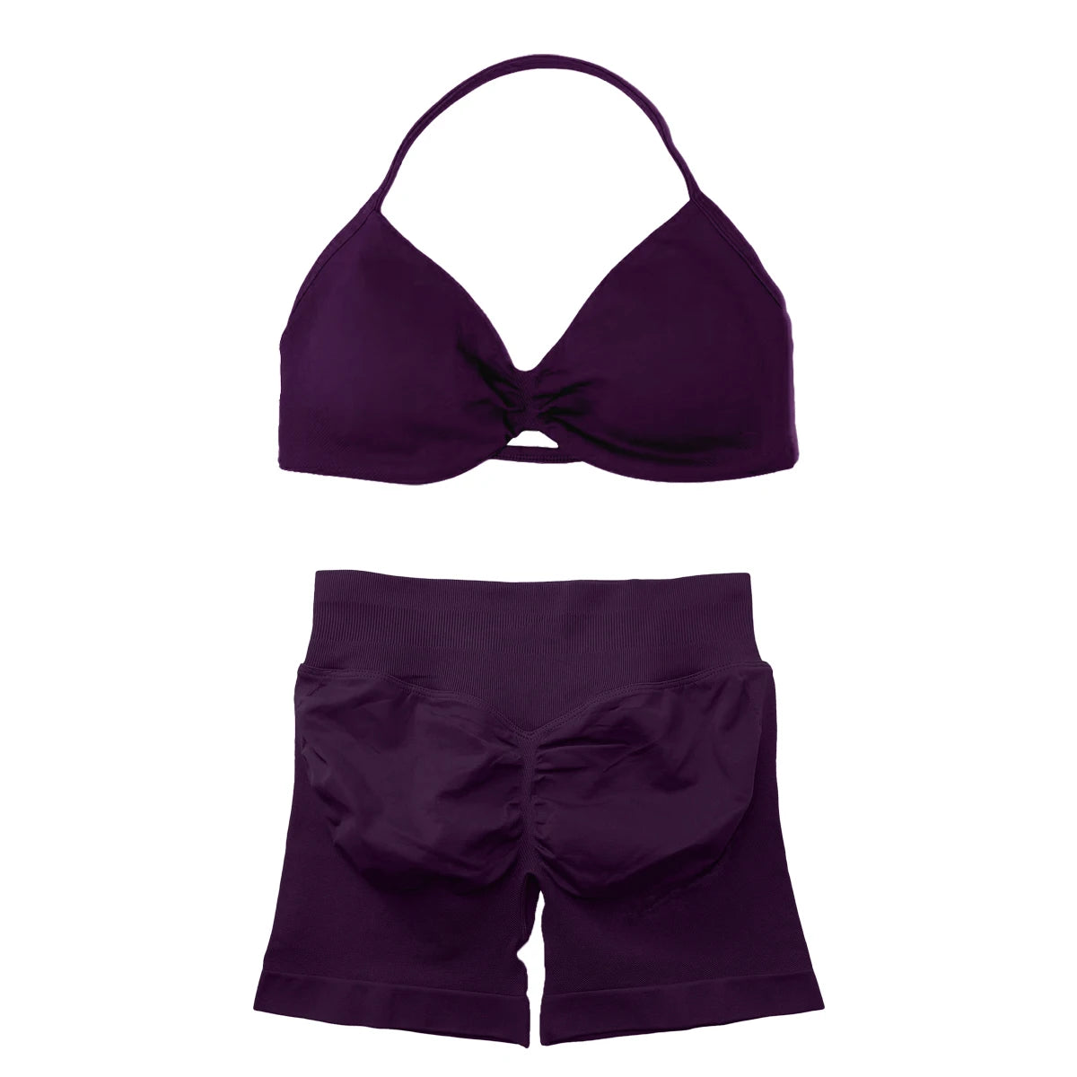 BLAZEMOVE Yoga Set 2 Piece Sportswear Woman Gym Strappy Bra And Shorts Activewear Pilates Clothes Sports Workout Fitness Suit