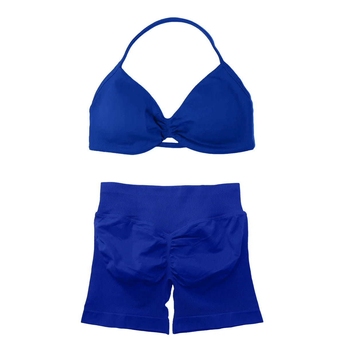 BLAZEMOVE Yoga Set 2 Piece Sportswear Woman Gym Strappy Bra And Shorts Activewear Pilates Clothes Sports Workout Fitness Suit