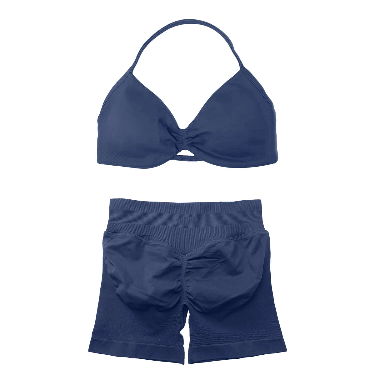 BLAZEMOVE Yoga Set 2 Piece Sportswear Woman Gym Strappy Bra And Shorts Activewear Pilates Clothes Sports Workout Fitness Suit