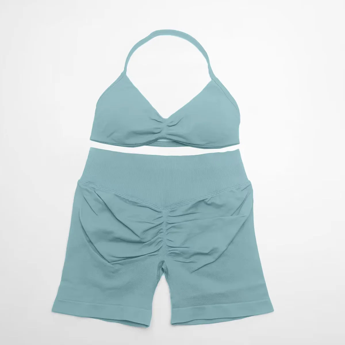 BLAZEMOVE Yoga Set 2 Piece Sportswear Woman Gym Strappy Bra And Shorts Activewear Pilates Clothes Sports Workout Fitness Suit