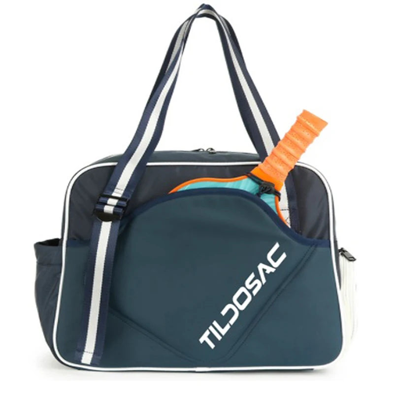 Unisex Pickleball Racquet Bag High Quality Shoes Compartment Pickleball Tote Bags Outdoor Sport Pickle Ball Racket Shoulder Bag